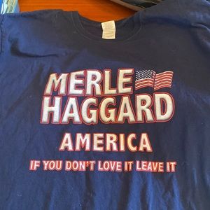 Merle Haggard Concert shirt, America